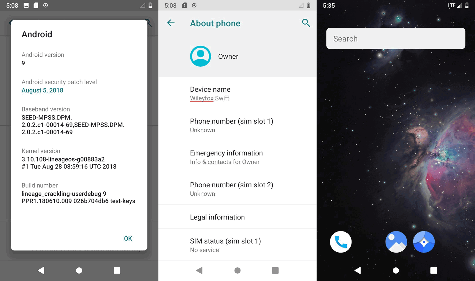 Прошивка lineage os